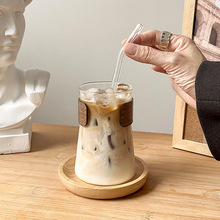 创意冰拿铁咖啡杯玻璃杯耐热玻璃杯子高颜值家用水杯饮料牛奶杯