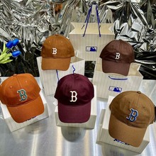 韩国MLB帽子2023新款休闲百搭ny刺绣棒球帽情侣款经典简约鸭舌帽