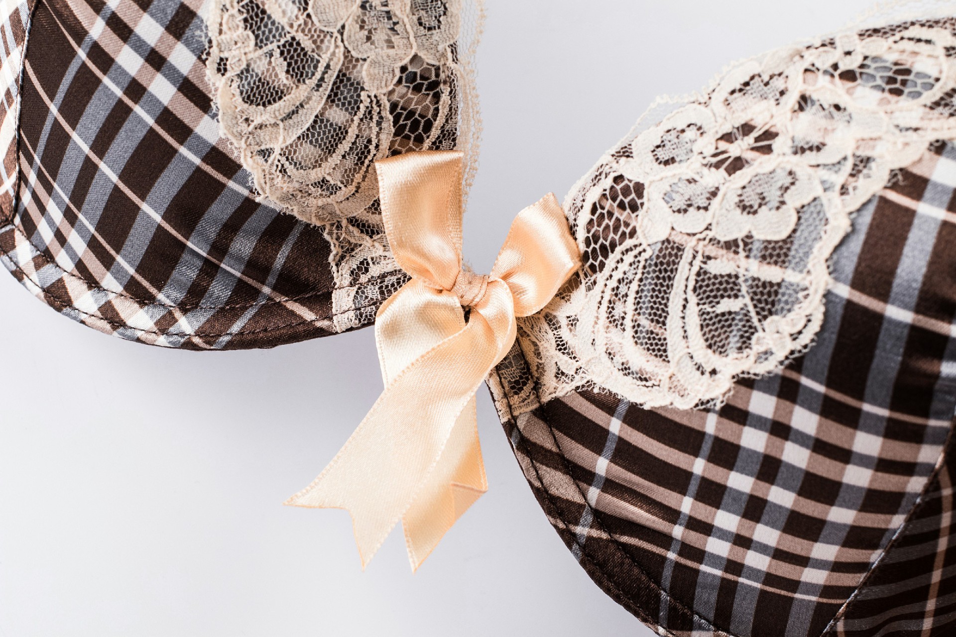 2021迪娜新款条纹花边文胸蕾丝边丝带调整聚拢内衣固定双肩带