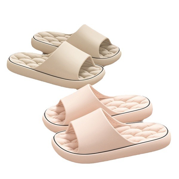 Home Bathroom Slippers Bath Fashion High-End Sandals Men's Indoor Non-Slip Non-Stinky Summer Hotel Indoor Floor Slippers