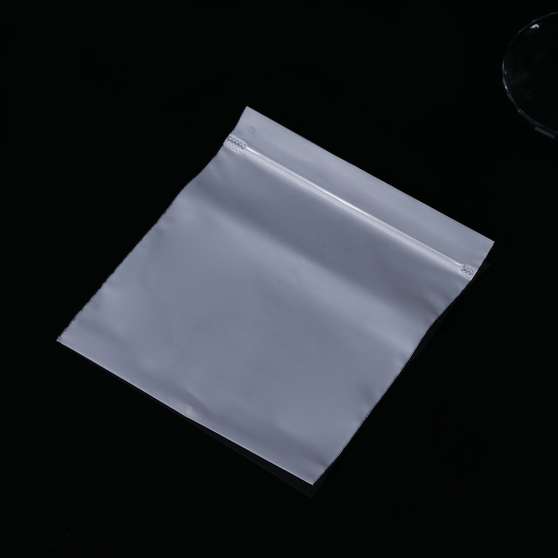 pe透明骨袋磨砂骨袋 加厚塑料包装自封袋密封袋 透明杂粮袋可定制