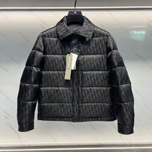 高品质90白鹅绒暗纹男士羽绒服冬天外套保暖衣men winter coat