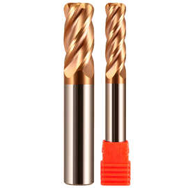 55度圆鼻铣刀硬质合金钨钢铣刀4刃r刀牛鼻刀cnc加工中心数控刀具