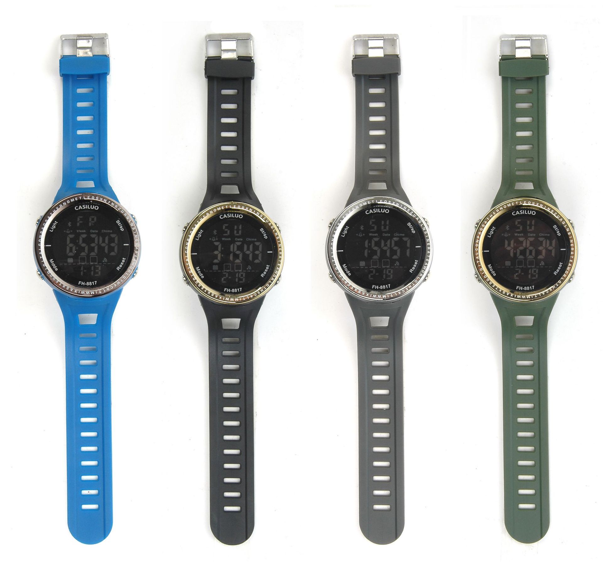 防水运动电子手表青少年成人手表夜光中学生男女表批发fh8817b