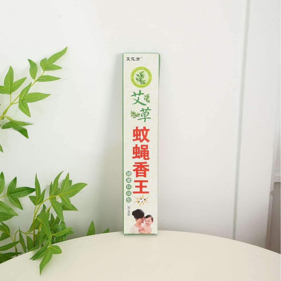 艾草蚊香棒防蚊驱蚊灭蚊家用支香型竹签香线香棒香长条蚊香王批发