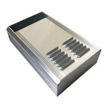 电源外壳铝型材外壳铝壳控制器壳体金属盒接线外壳铝型材加工氧化