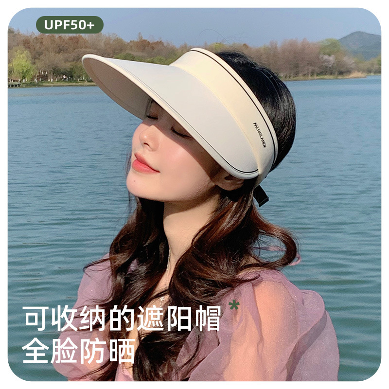 High Quality Double Layer Sun Protection Hat Female UV Protection Sun Hat Big Brim Professional Grade Summer Wide Brim Visor Cap