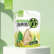 法思觅语150g泡椒脆笋零食笋片泡椒开袋即食袋装酸辣竹笋小零食