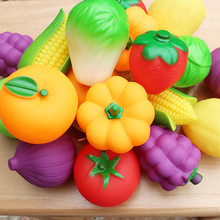 水果玩具可咬水果小宝宝仿真水果蔬菜玩具模型软绵绵的娃娃家厨房