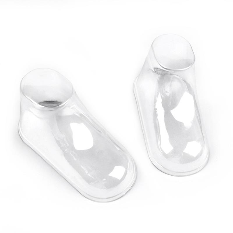 Children's Transparent Plastic Shoe Stretcher PVC Baby Socks Shaping Shoe Mould Baby Toddler Shoes Hand Knitting Bootee Foot Model