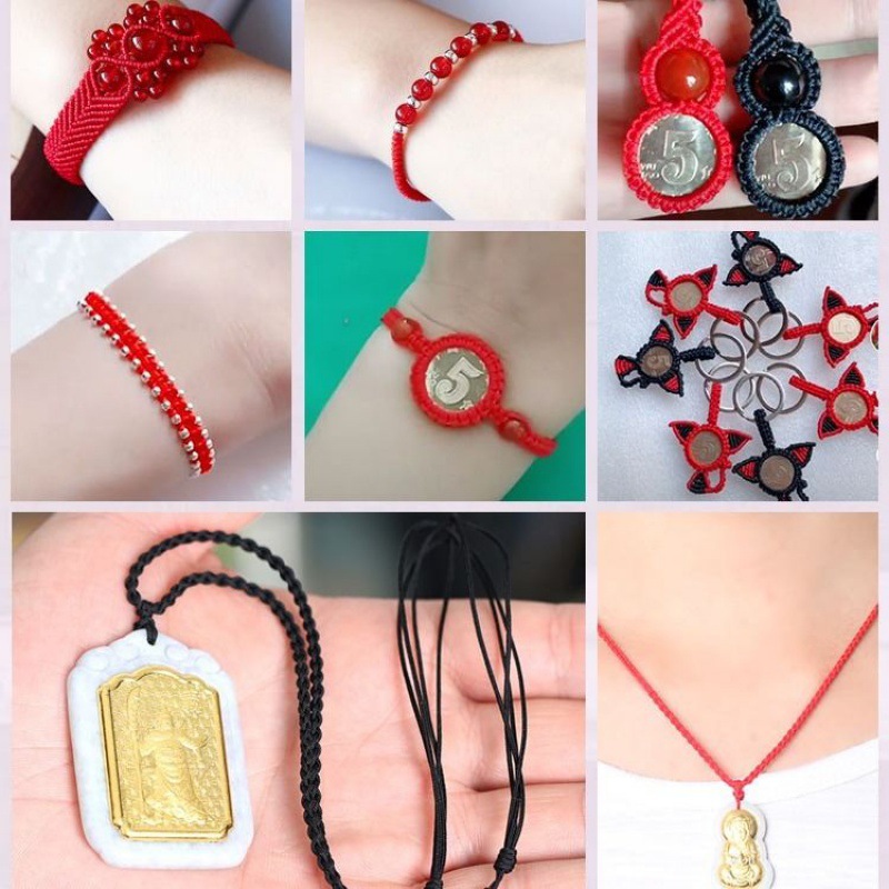 72号玉线编织线绳编织手链项链吊坠挂绳玉佩珠线本命年绳子速卖通