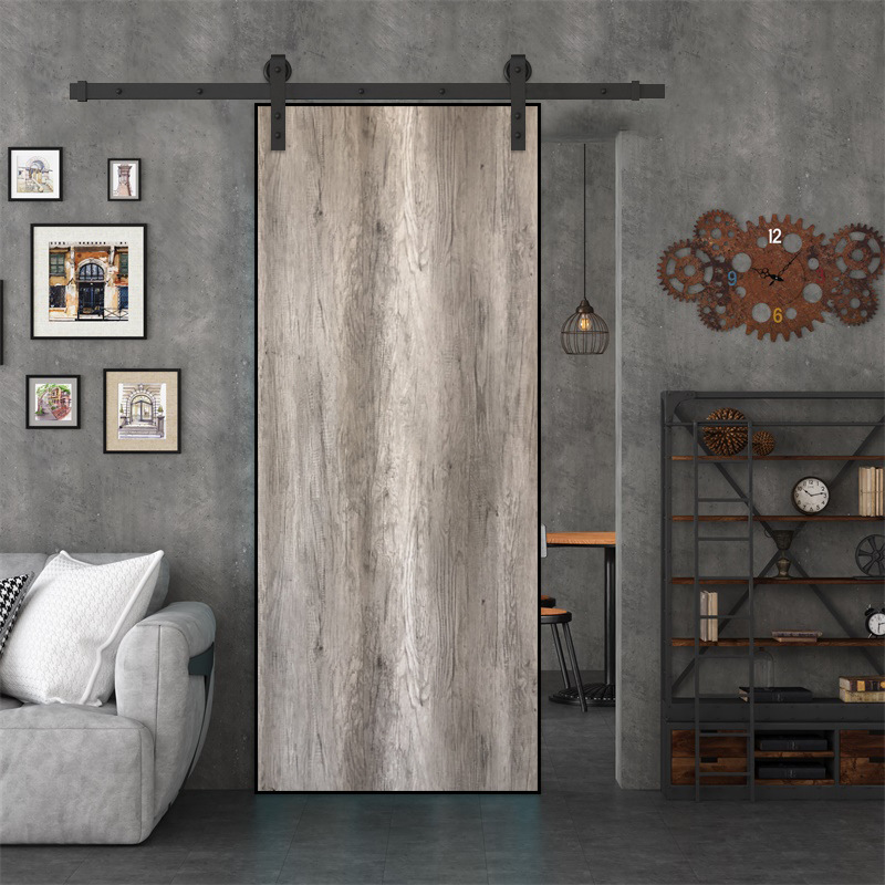 复合拉门门简约轨室内隐形推拉门门内门仓卧室现代移动谷门吊推拉