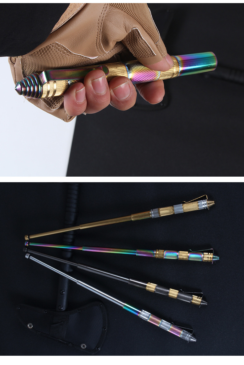 厂家批发 亢龙款钢笔甩棍特工钢笔式车载防身棍三节棍伸缩棍-阿里巴巴