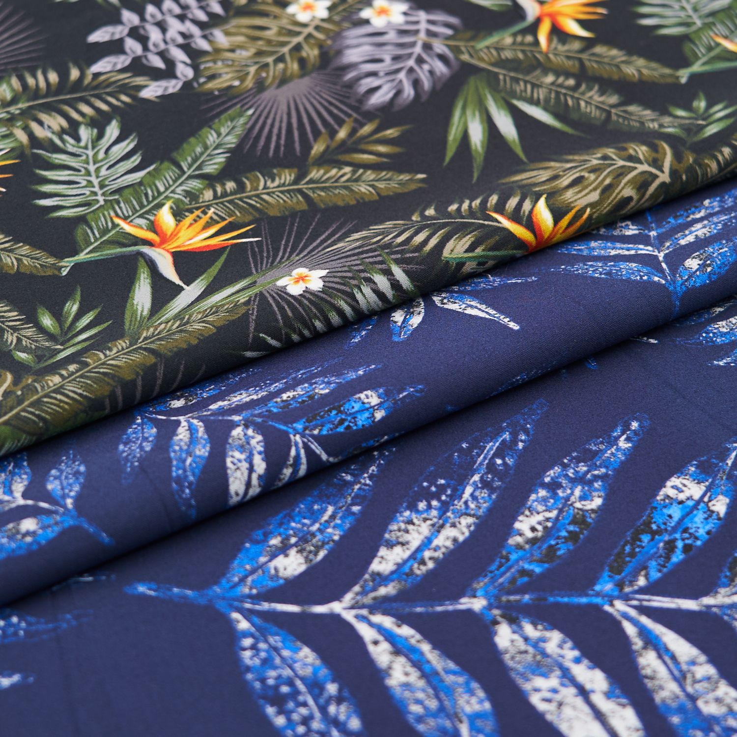 新款现货 春夏全棉数码印花布料 夏威夷风男装沙滩裤短裤面料