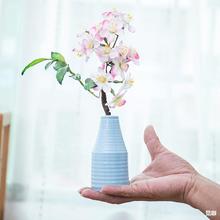 迷你陶瓷花瓶水养植物花器小清新桌面装饰摆件水培容器创意香薰瓶