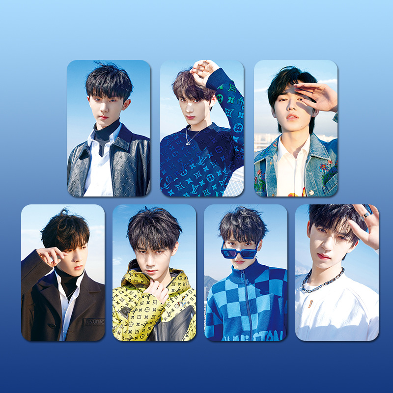 tnt时代少年团周边韩风小卡1套7张三公舞台天台宋亚轩刘耀文同款