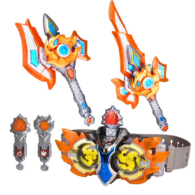 铠甲勇士玩具豪华版焰之拿瓦召唤腰带变身器武器套装凯甲麒麟熔斧