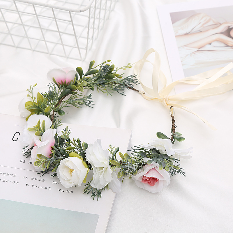 原创设计发带仿真花环头花发箍跨境新品花朵头饰配饰-阿里巴巴