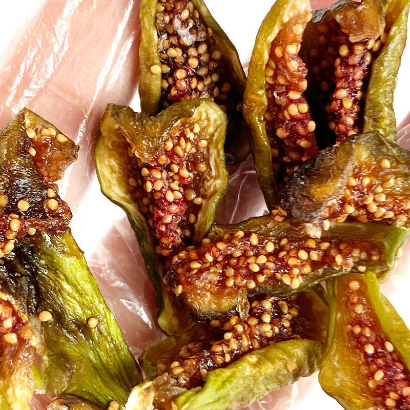 无花果条青皮威海无花果干无儿童即食零食鲜果烘干无尘