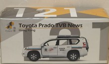 微影 1：64 丰田 TOYOTA Prado 越野车 TVB采访车 合金汽车模型