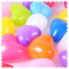 结婚房布置订婚气球心形乳胶气球爱心气球七夕情人节气球地推生日