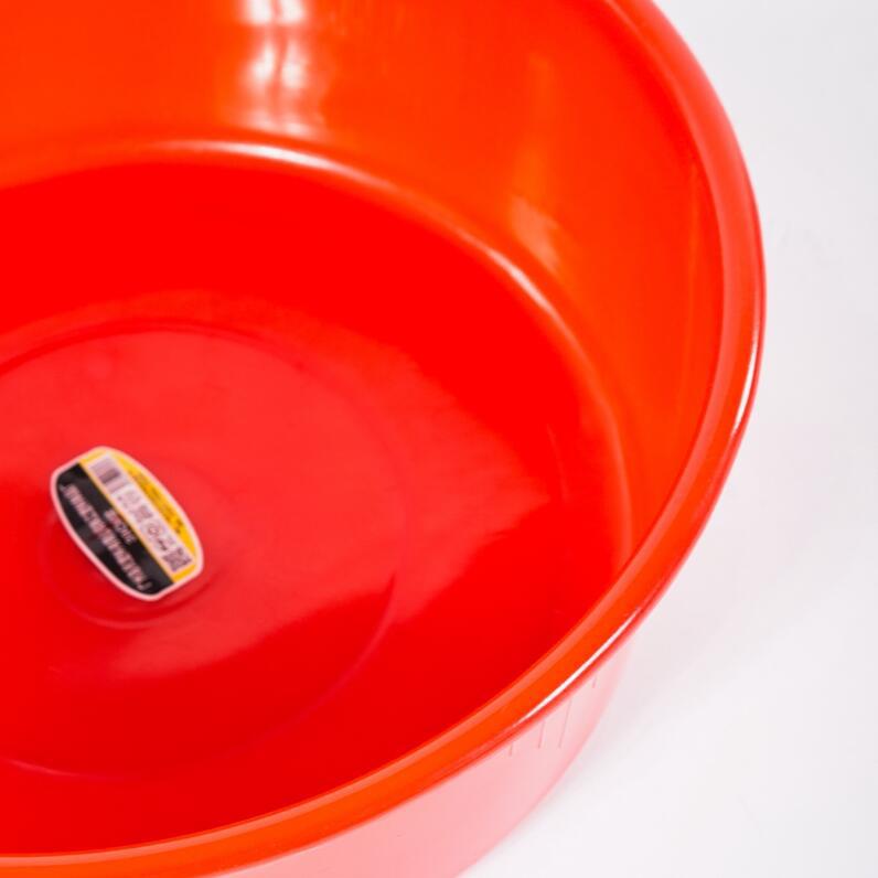 塑料大盆子大号小号胶盆 加厚 家用商用洗澡盆洗衣盆圆形红色脸盆
