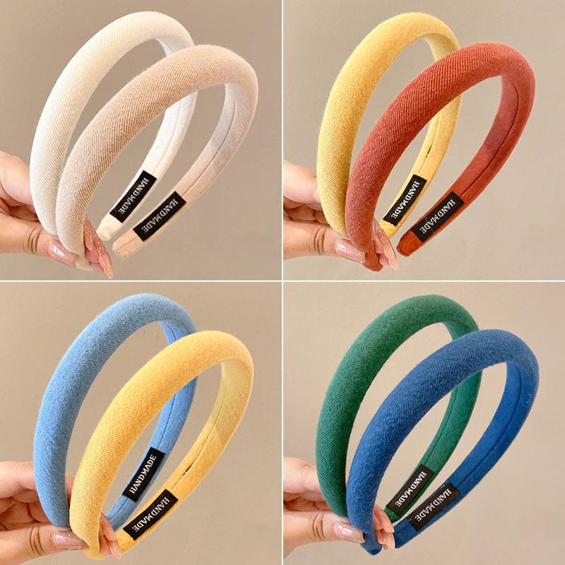 Yu Shuxin Same Style High Skull Top Blue Headband Internet Influencer Hairpin 2022 New Face Wash Hair Band Hair Tie Autumn and Winter Headdress