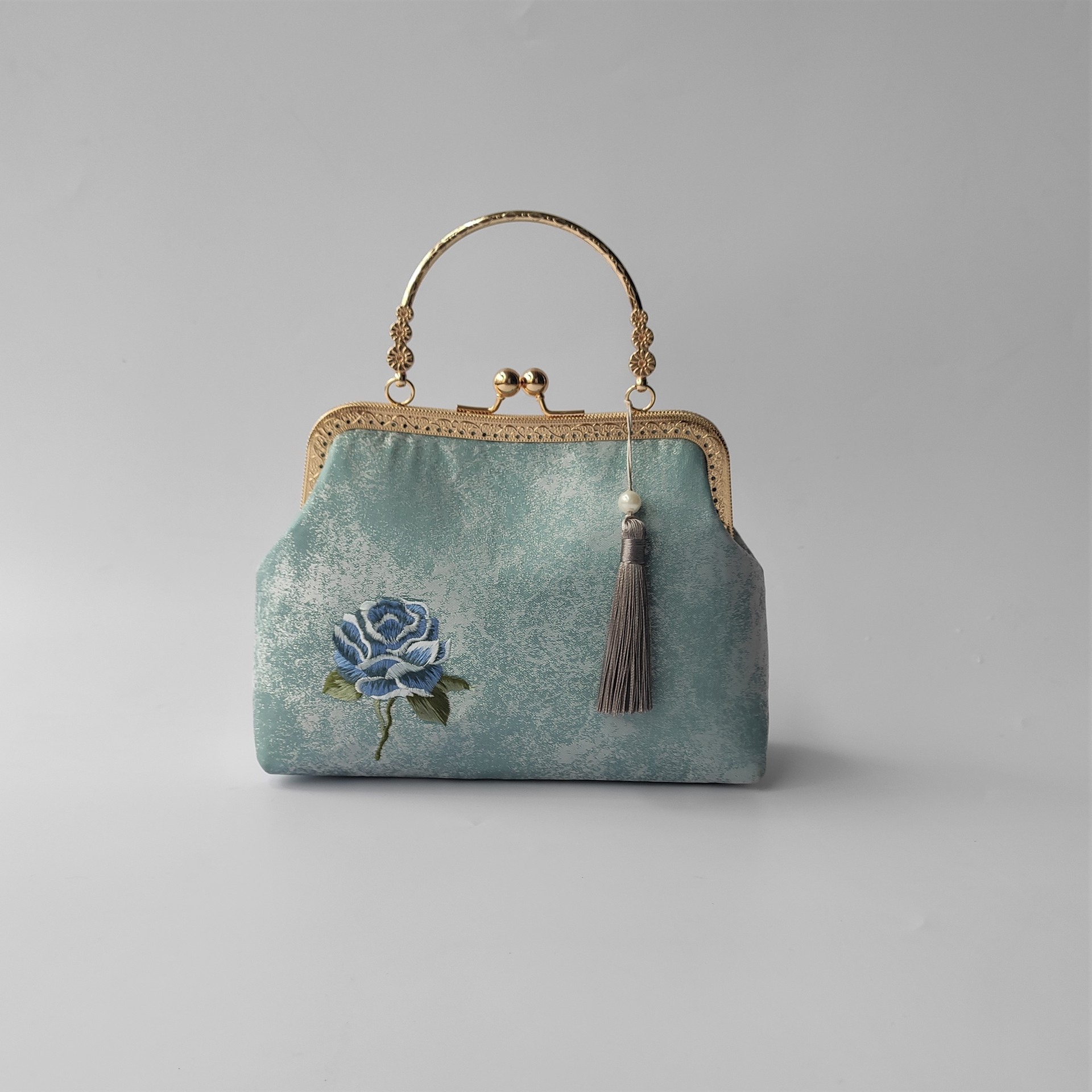 口金包复古中国风手提包宴会旗袍汉服斜跨女包