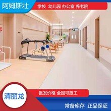 阿姆斯壮pvc地板清丽龙塑料地胶学校图书馆塑胶地板疗养院pvc地胶