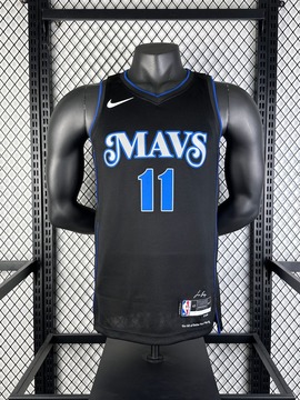 24赛季 独行侠队城市版77号 东契奇11号 欧文nba球衣无袖背心