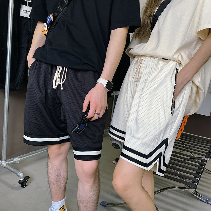 fear of god fog 第五季网眼短裤男宽松运动篮球裤潮流裤子高街风