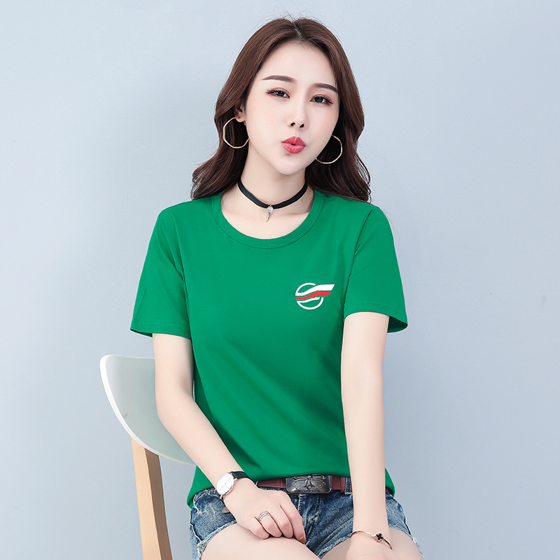体恤女夏2021新款韩版宽松大码百搭显瘦短袖t恤衫小个子上衣女装