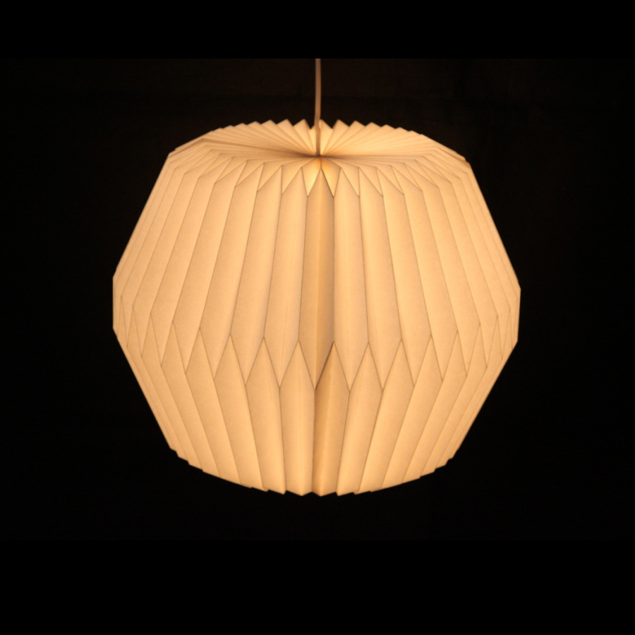 跨境创意简约客厅灯饰纸灯笼卧室吧台手工折纸装饰灯罩餐厅吊灯