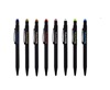 Black Metal Brushwork ball pen Two-in-one Touch Pen Stationery goods in stock Tonglu