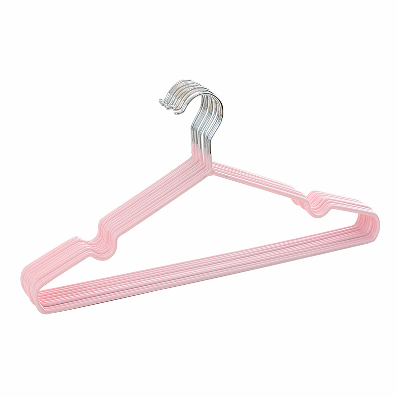 [Non-Slip Bold Pvc Coated Hanger] Household Children's Adult Hanger Hanger Dormitory Non-Marking Clothes Hanging Clothes Hanger