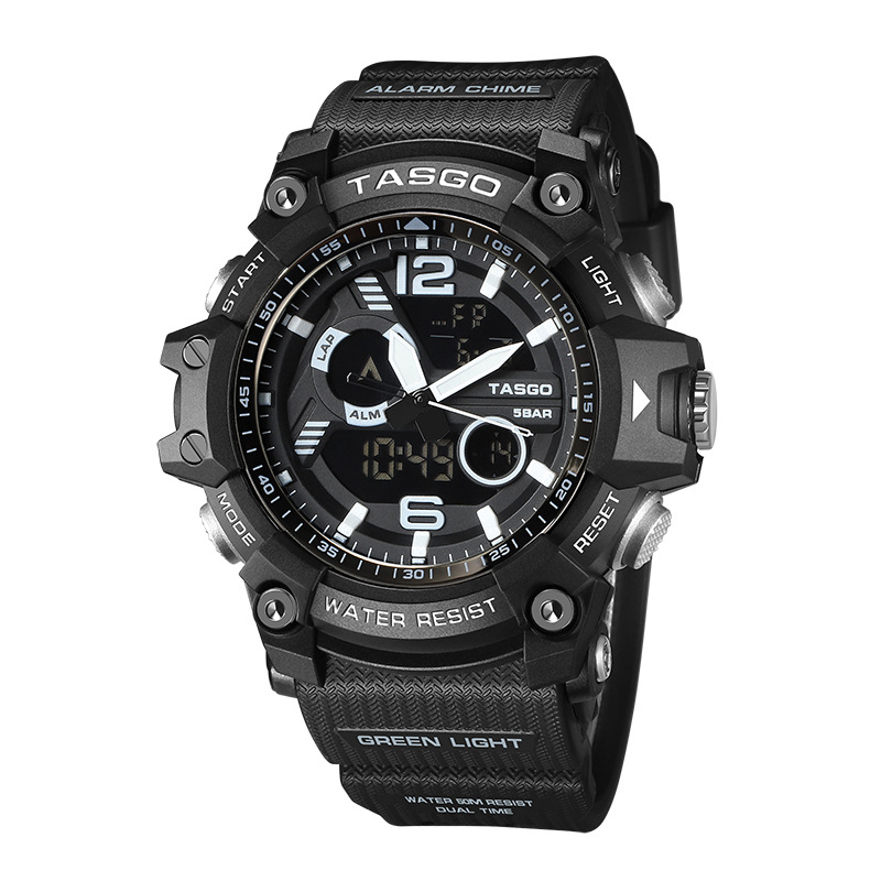 tasgo特斯高品牌t121夜光防水青少年原宿电子手表厂家直销