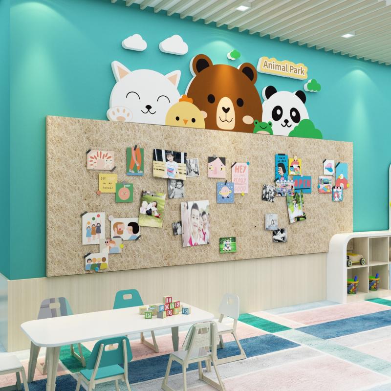 批发幼儿园环创材料主题成品文化墙面装饰作品展示毛毡板教室布置