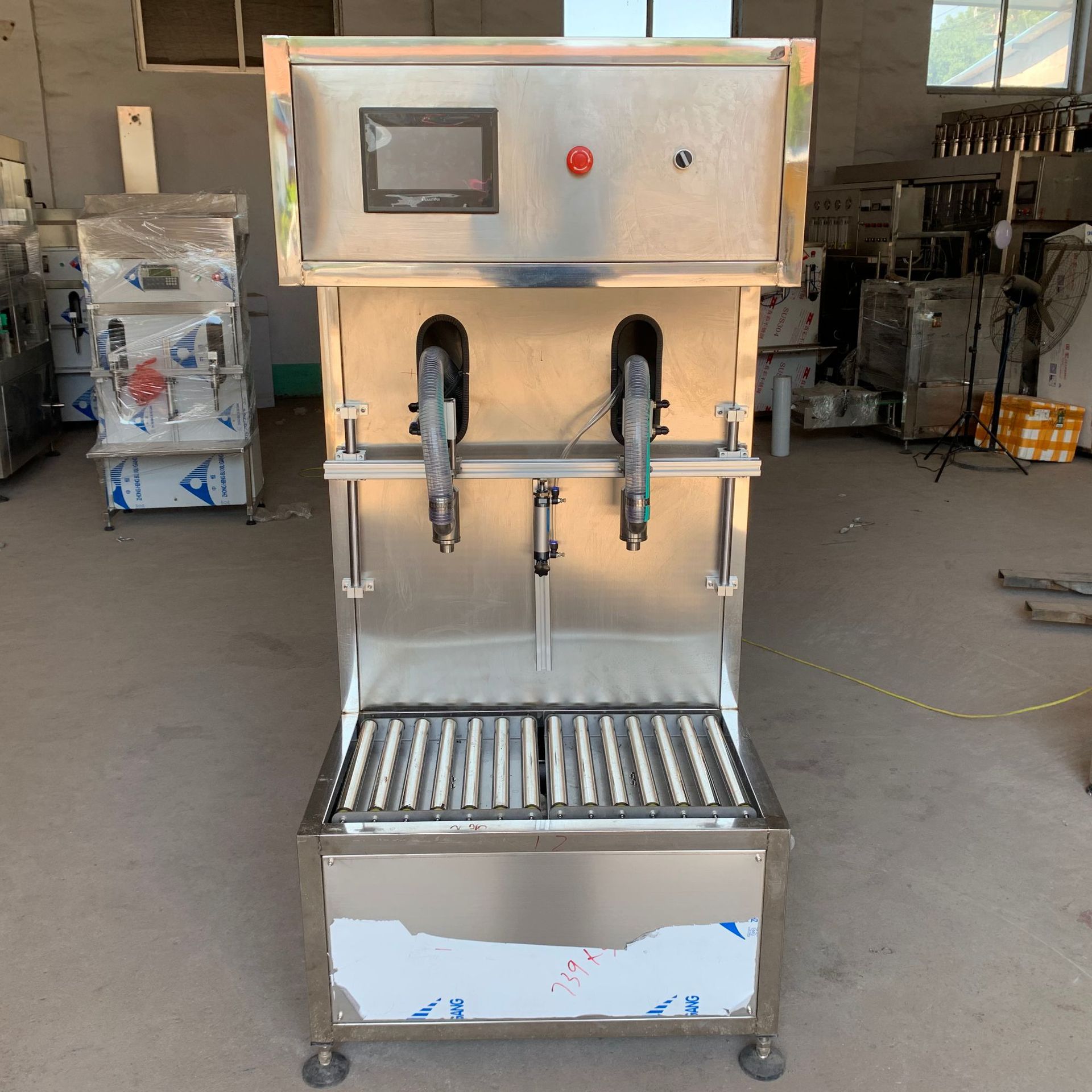 半自动食用油灌装机 油脂类流量计式灌装机 双头大豆油灌装机