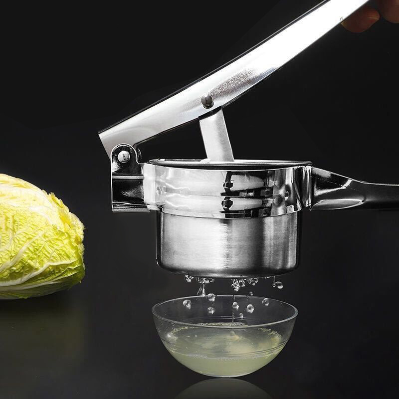 Stainless Steel Manual Juicer Household Vegetable Stuffing Dehydration Large Practical Ideas Mashed Potatoes Kitchen Utensils