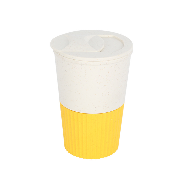 Portable Portable Cup Coffee Cup Water Cup Summer Water Cup with Drinking Cup Plastic with Lid Tea Cup