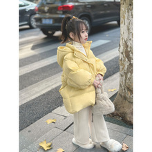 2024女童冬季棉衣棉袄加厚保暖韩版宝宝小女孩羽绒棉服面包服洋气