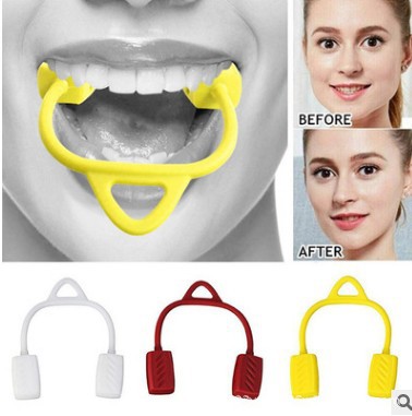 新品面部肌肉训练器咬肌下颚下颌口脸训练器硅胶咀嚼器瘦脸器