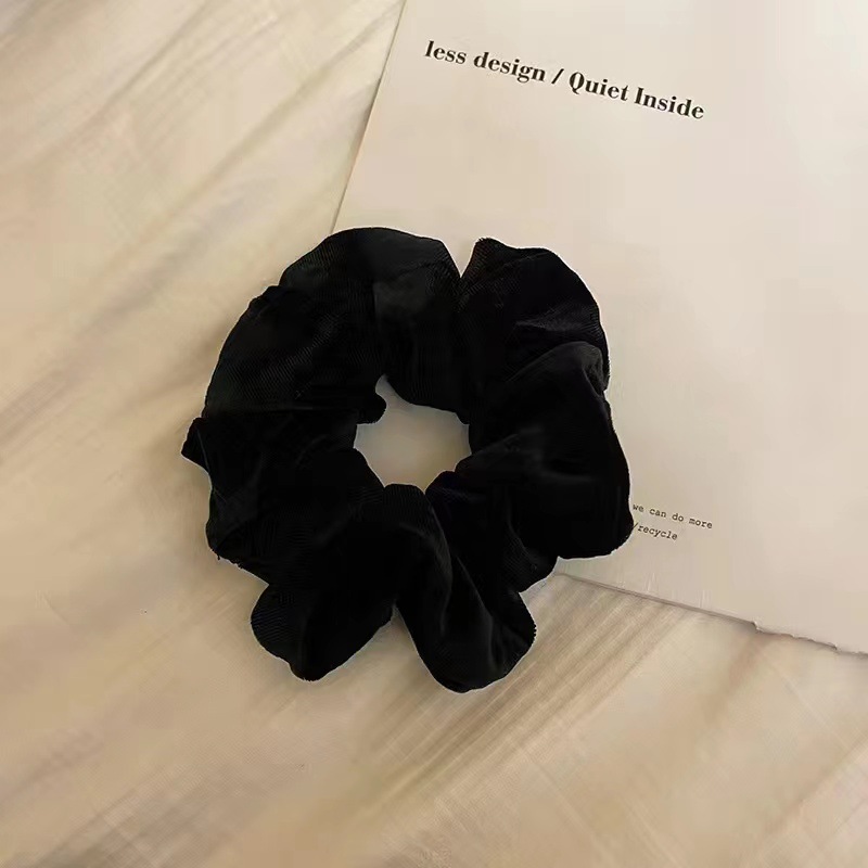 Korean Online Red Blogger Popular Autumn and Winter High-Grade Velvet Large Intestine Hair Band Simple Fashion Hair Ring Headband