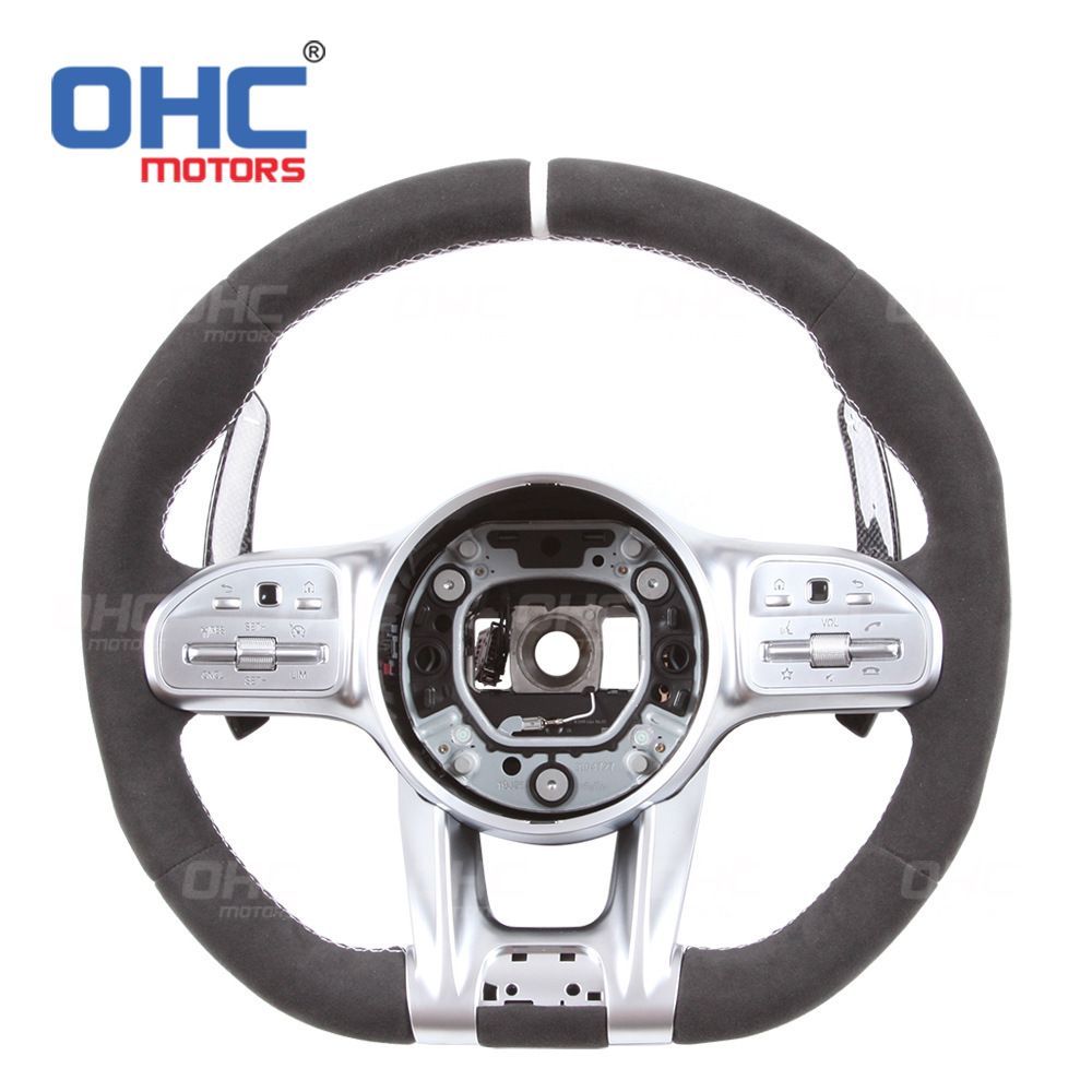 amg汽车方向盘改装适用于奔驰w205 c63 a45 cla gla claglc cls