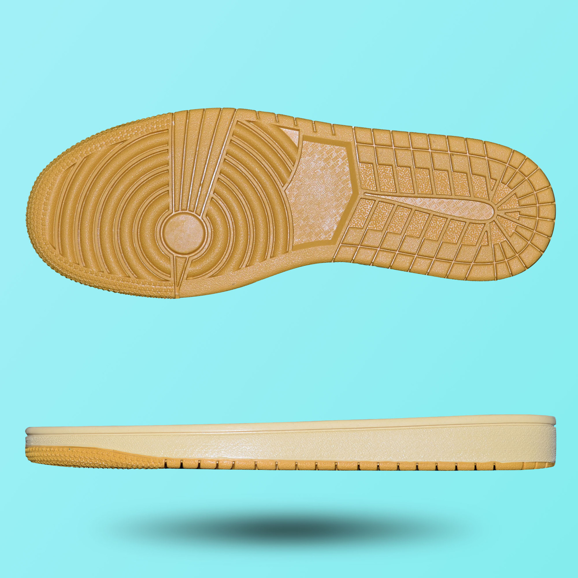 aj运动休闲男女款小白鞋滑板鞋橡胶鞋底 rubber sole 橡胶大底