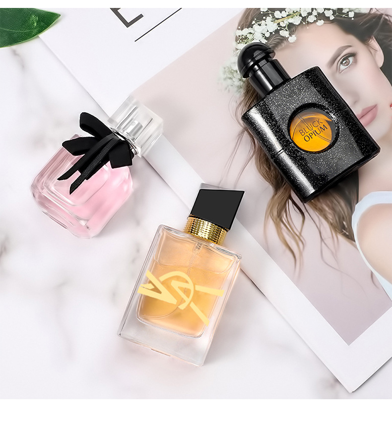 迪香儿品牌女士香水礼盒套装自由女士黑鸦片反转巴黎香水三件套