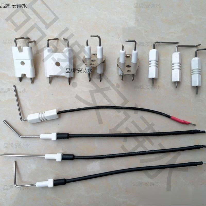 家用燃气强排恒温热水器带线点火针感应针检测针陶瓷打火维修配件