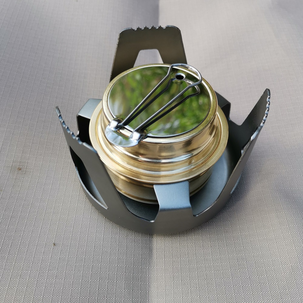 户外露营酒精炉头汽化液体酒精炉具迷你酒精炉便携式创意酒精炉