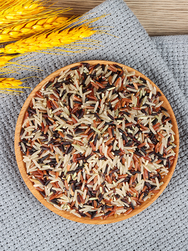 农家巴马三色糙米饭新米五谷杂粮粗粮孕妇杂粮健身低脂胚芽米5斤