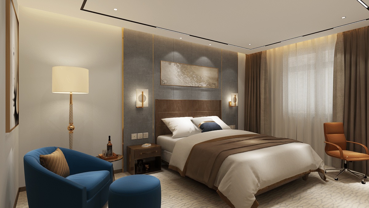 专业定制高质量酒店家具定制现代酒店套房家具工厂